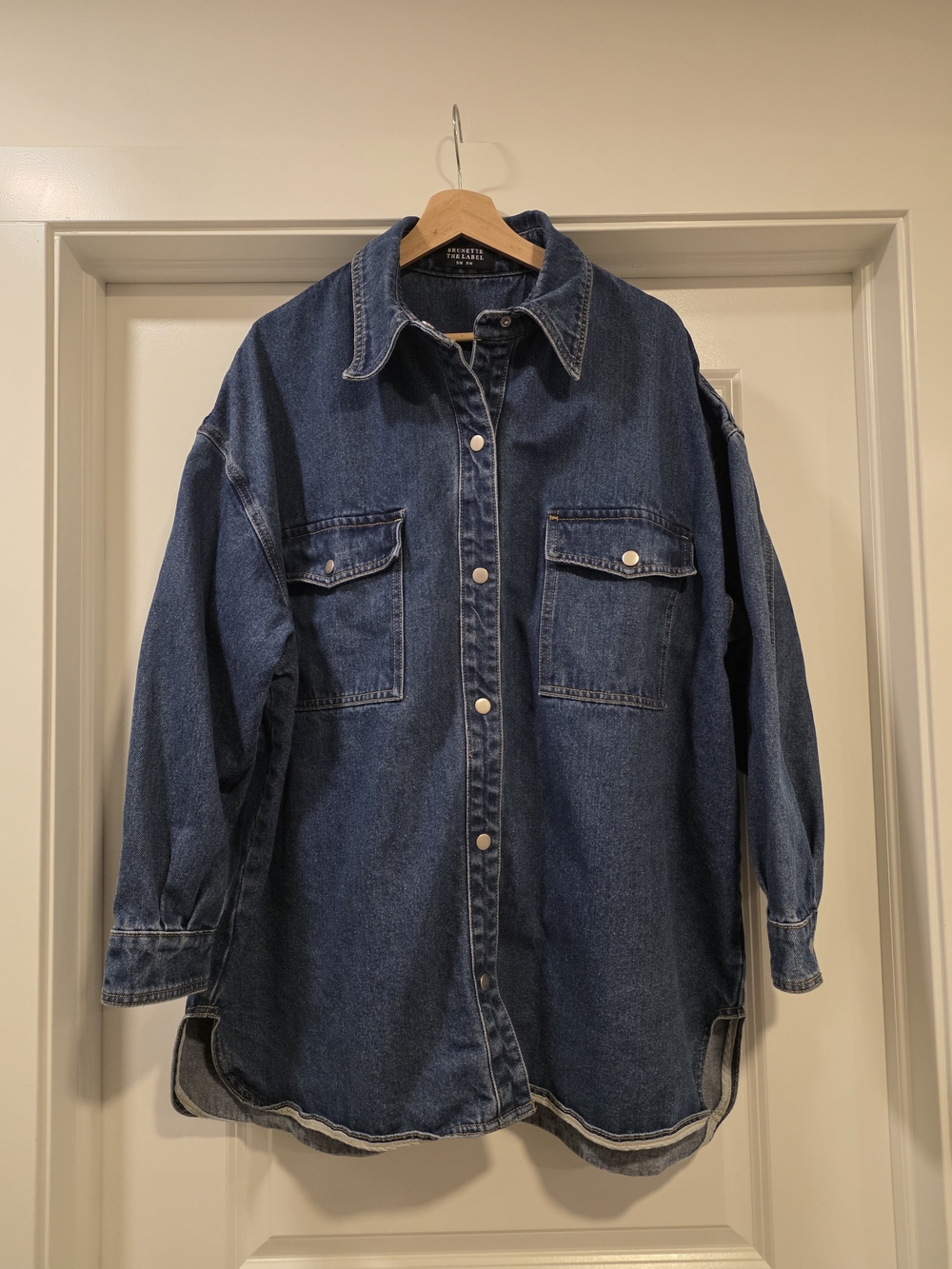 Brunette The Label Shania Denim Jacket Blue Size S/M